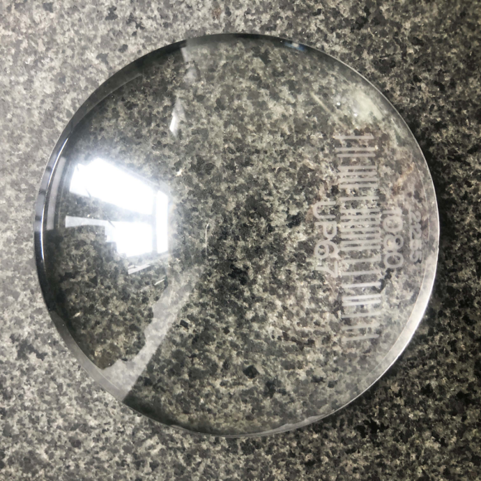 凸面镜面3D玻璃轮廓扫描